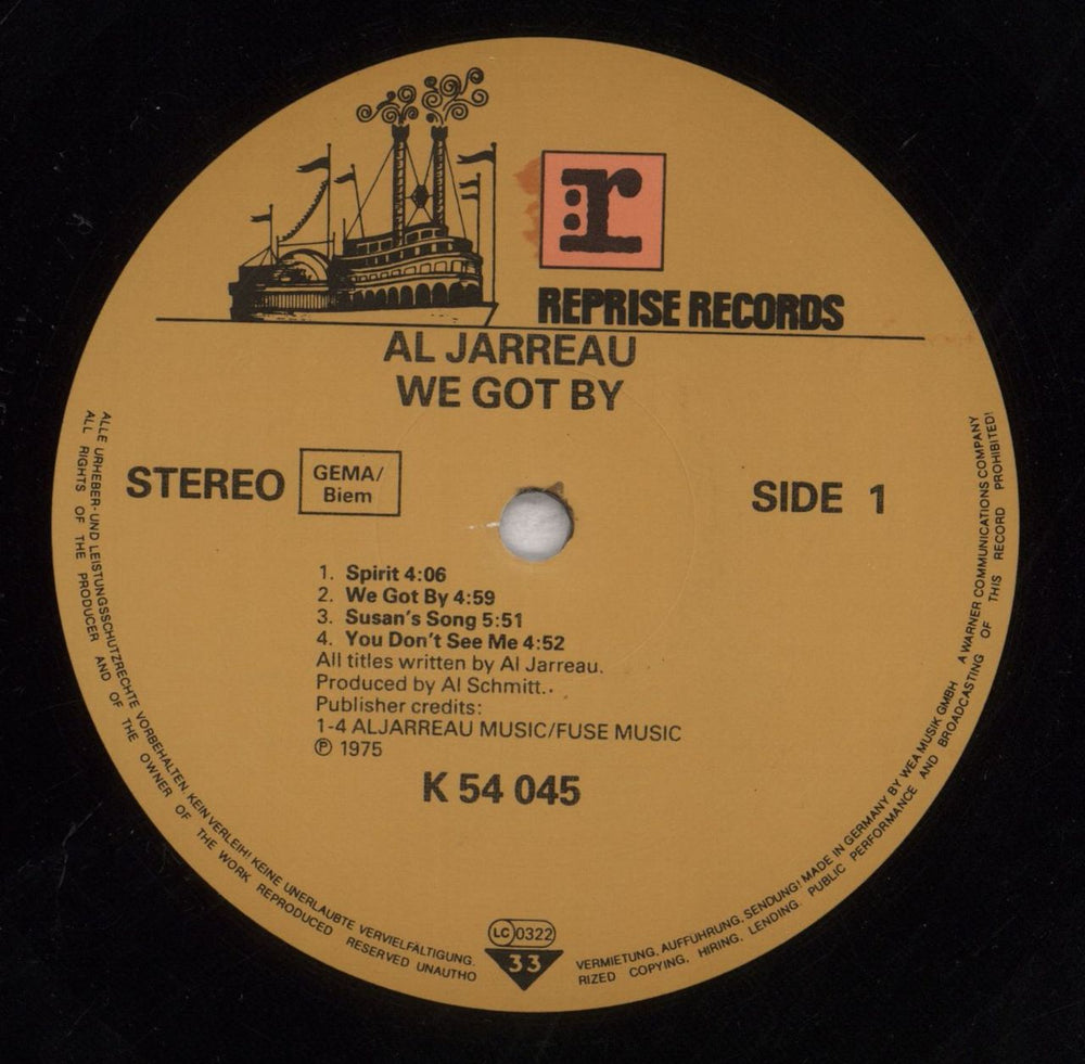 Al Jarreau We Got By German vinyl LP album (LP record) AJRLPWE289601