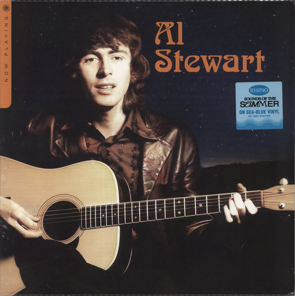 Al Stewart Now Playing - Sea Blue Vinyl - Sealed UK vinyl LP album (LP record) RCV1726303 / 081227816643