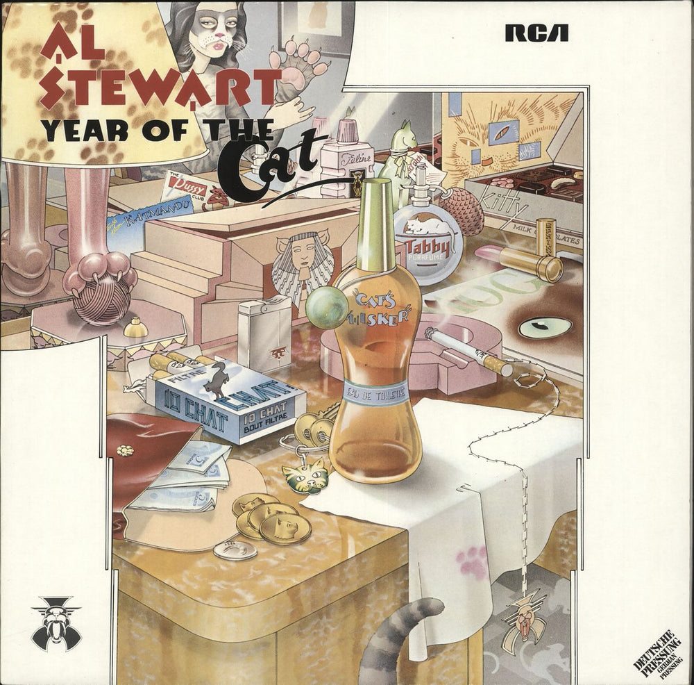 Al Stewart Year Of The Cat - 2nd German vinyl LP album (LP record) PL25042