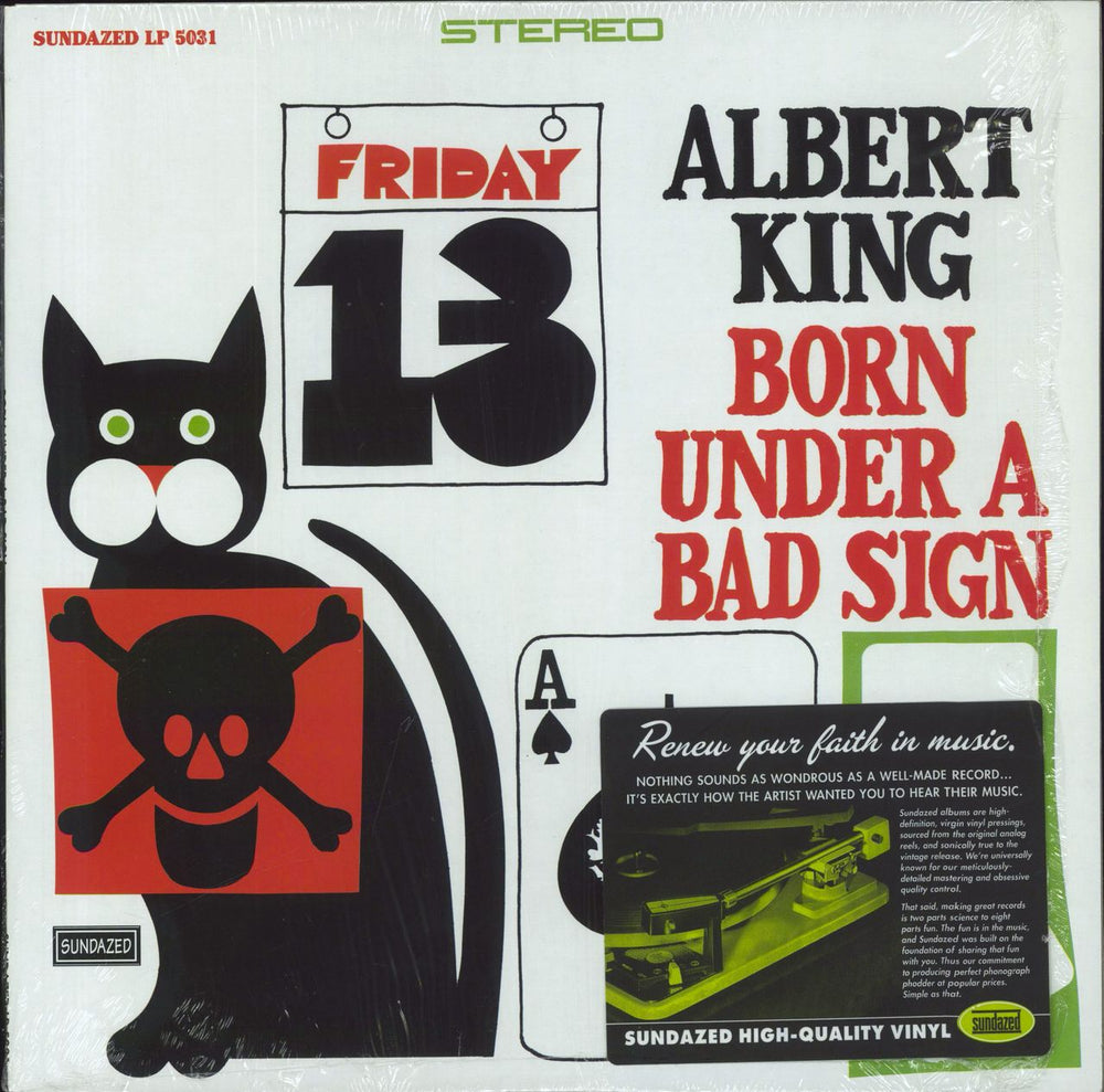 Albert King Born Under A Bad Sign - Shrink US vinyl LP album (LP record) LP5031