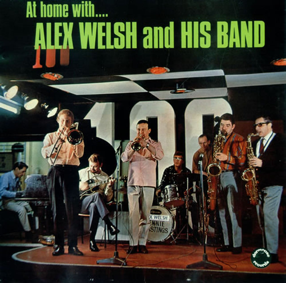 Alex Welsh At Home With.... Alex Welsh And His Band UK vinyl LP album (LP record) DM16