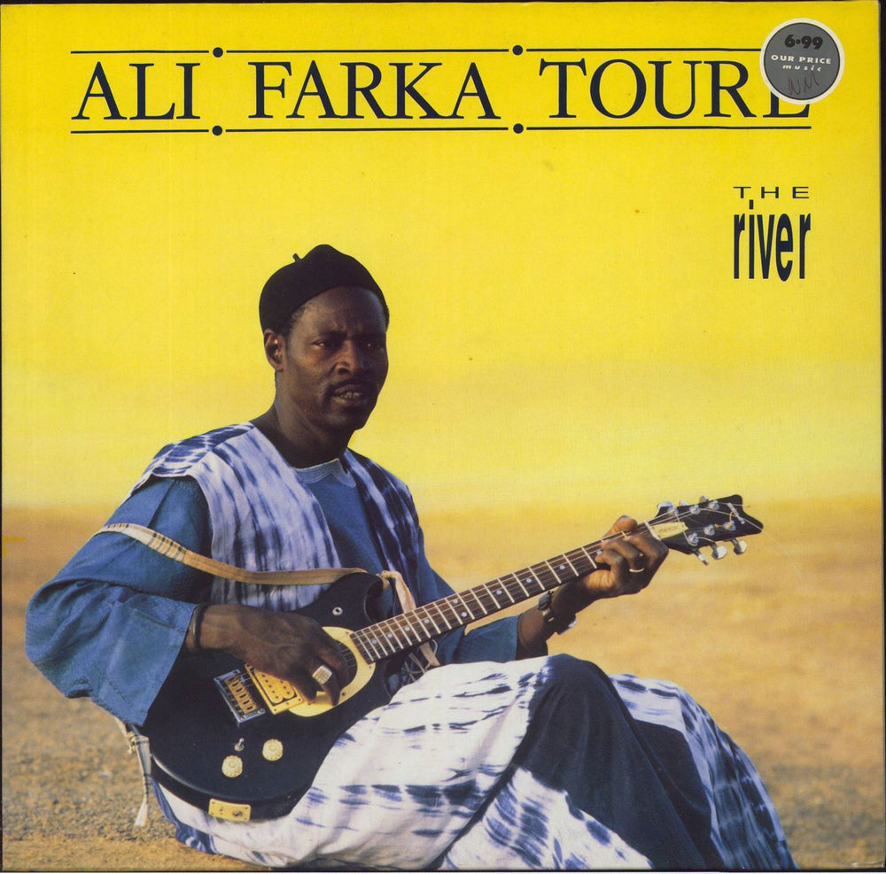 Ali Farka Toure The River - stickered p/s UK vinyl LP album (LP record) WCB017