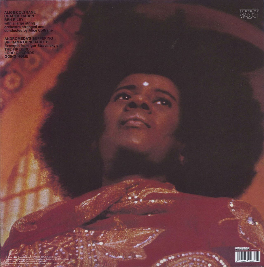 Alice Coltrane Lord Of Lords US vinyl LP album (LP record) 855985006505