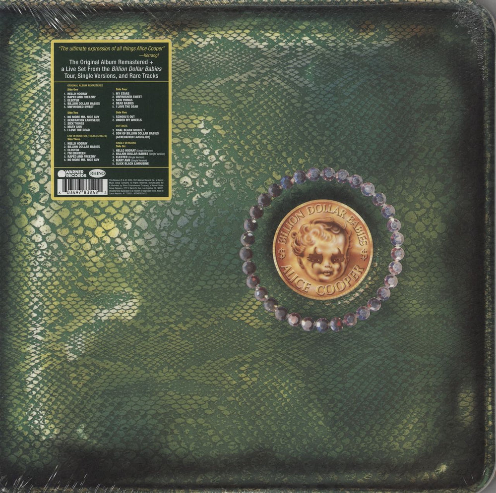 Alice Cooper Billion Dollar Babies - Sealed UK 3-LP vinyl record set (Triple LP Album) R1725031