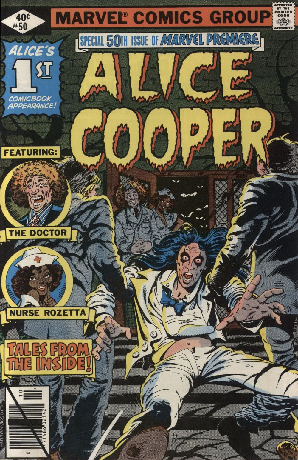 Alice Cooper Marvel Comic US magazine COMIC