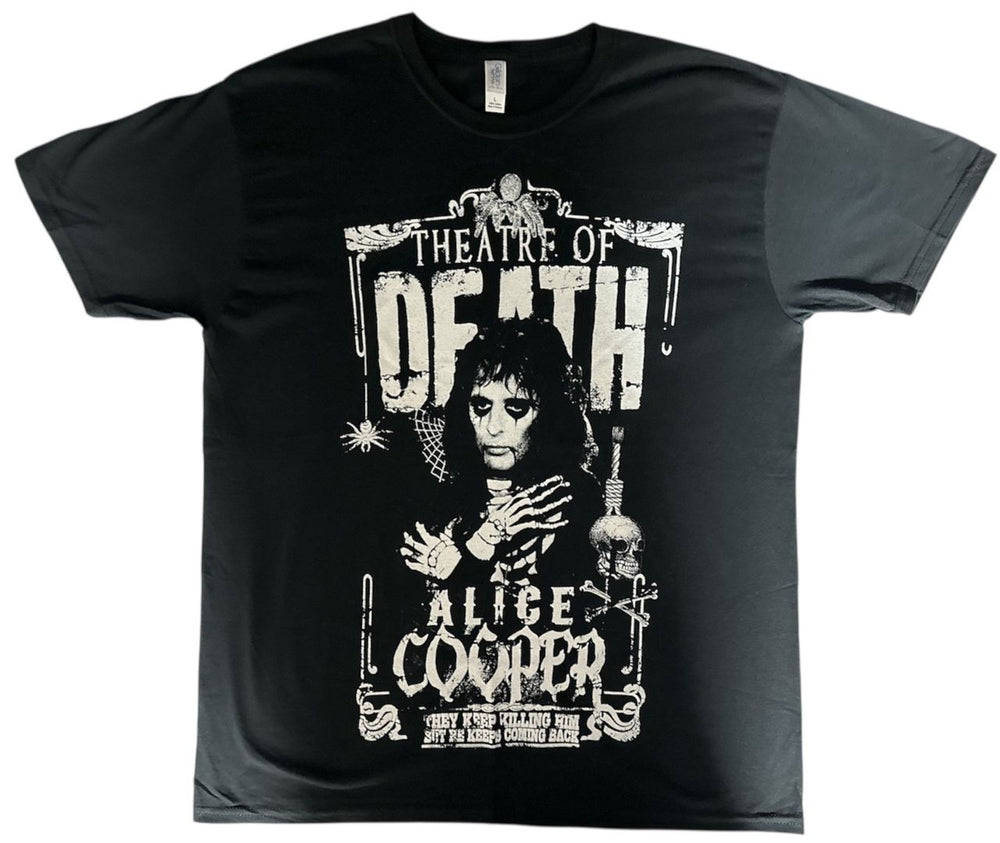 Alice Cooper Theatre Of Death 2009 Tour UK t-shirt 26X21