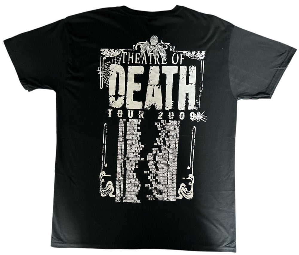 Alice Cooper Theatre Of Death 2009 Tour UK t-shirt