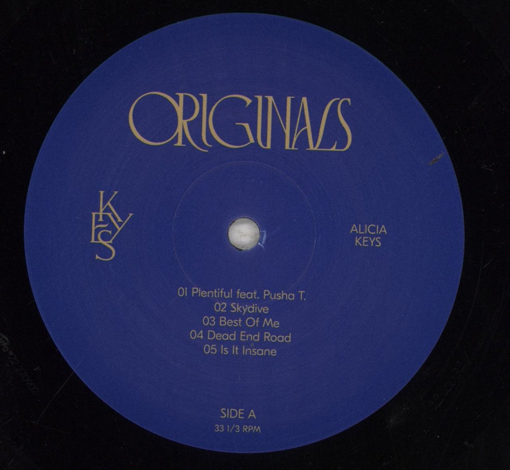 Alicia Keys Keys UK 2-LP vinyl record set (Double LP Album) AKY2LKE856440