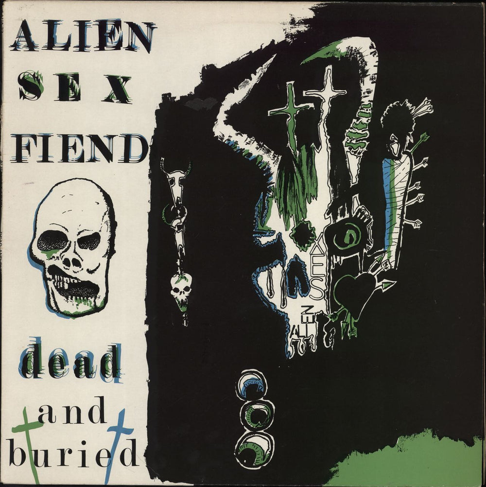 Alien Sex Fiend Dead And Buried UK 12" vinyl single (12 inch record / Maxi-single) 12ANA23