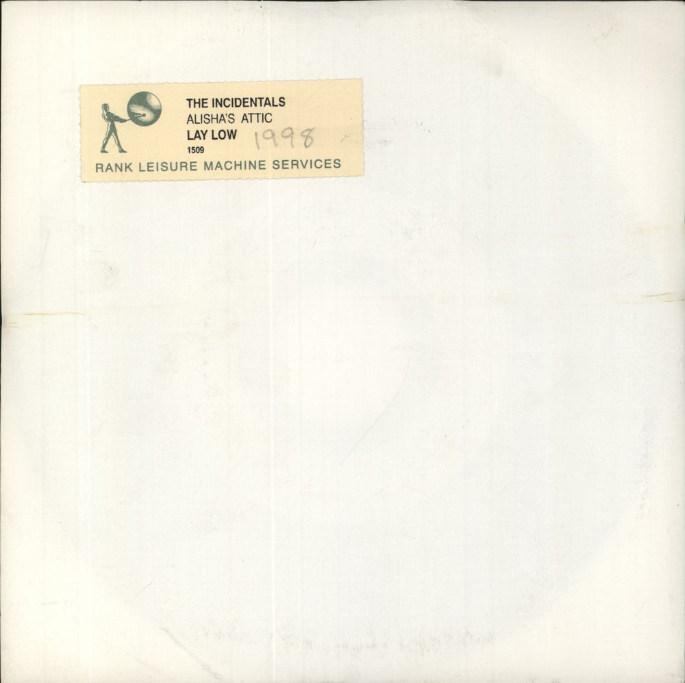 Alisha's Attic The Incidentals UK 7" vinyl single (7 inch record / 45) AATJB5