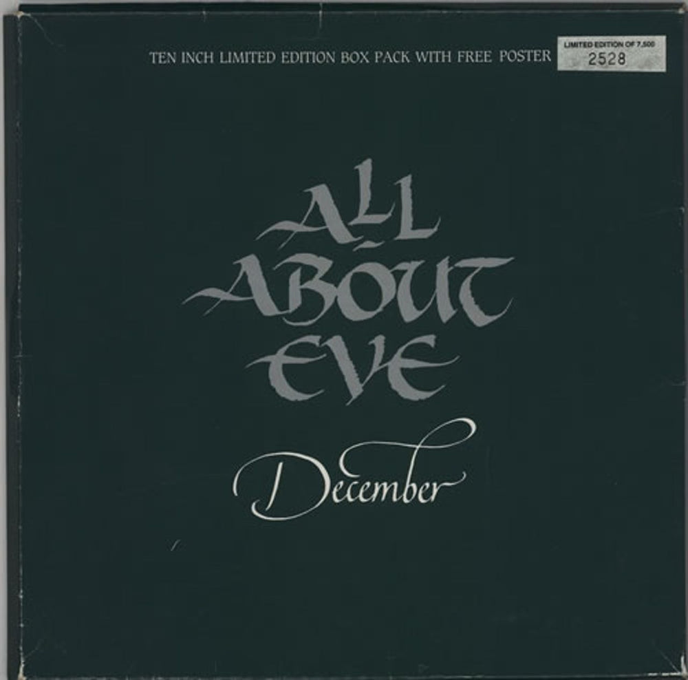 All About Eve December UK 10" vinyl single (10 inch record) EVENB11