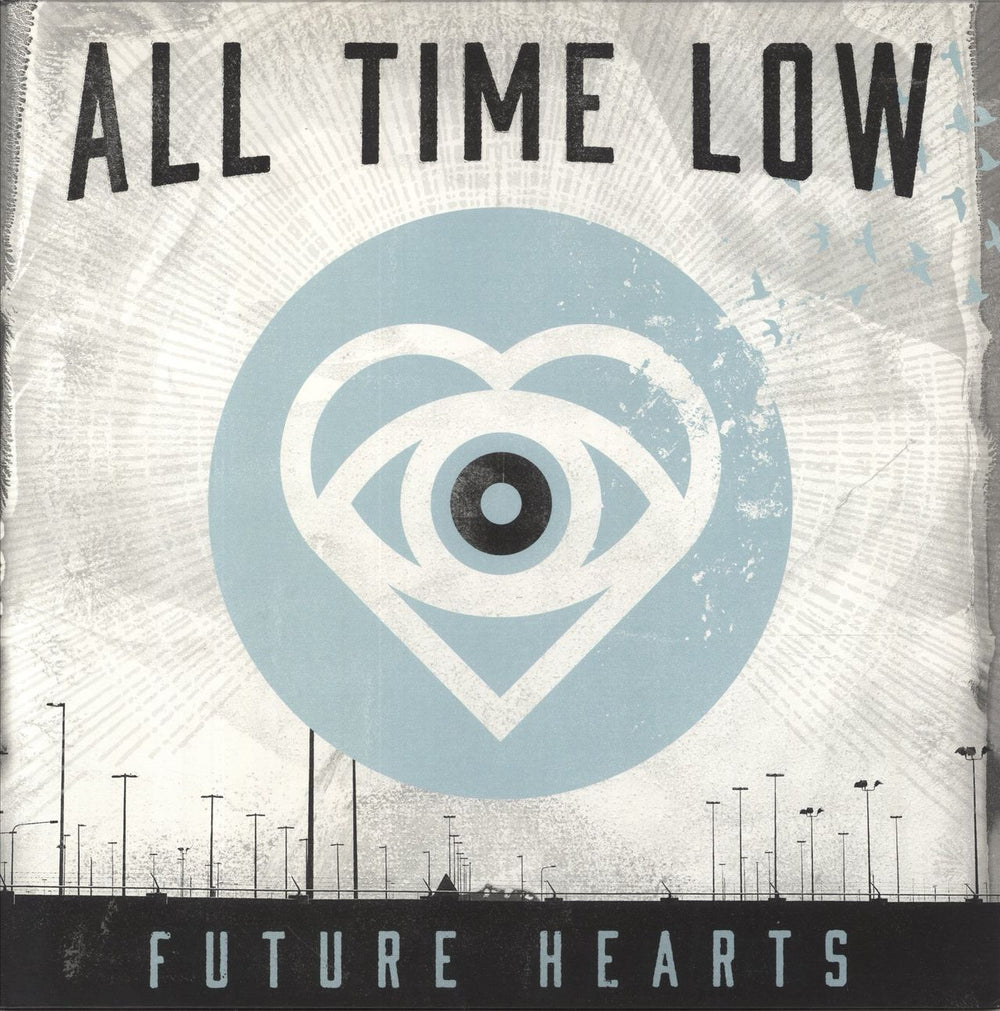 All Time Low Future Hearts - Light Blue Vinyl US vinyl LP album (LP record) HR2129-1