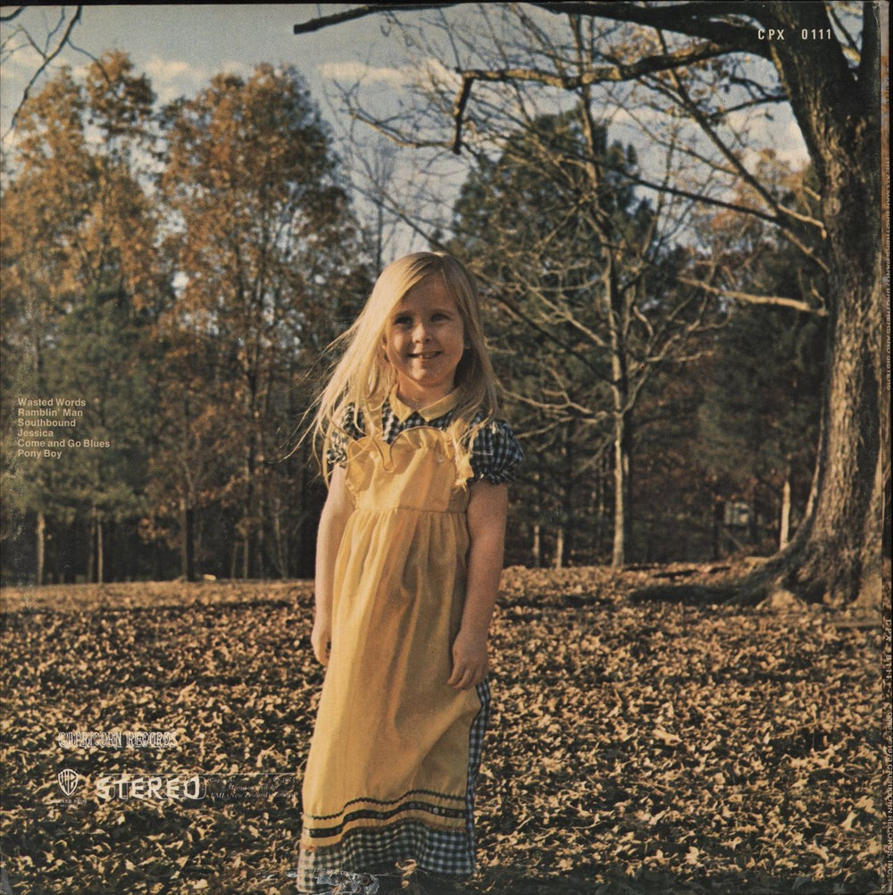 Allman Brothers Band Brothers And Sisters New Zealand vinyl LP album (LP record)