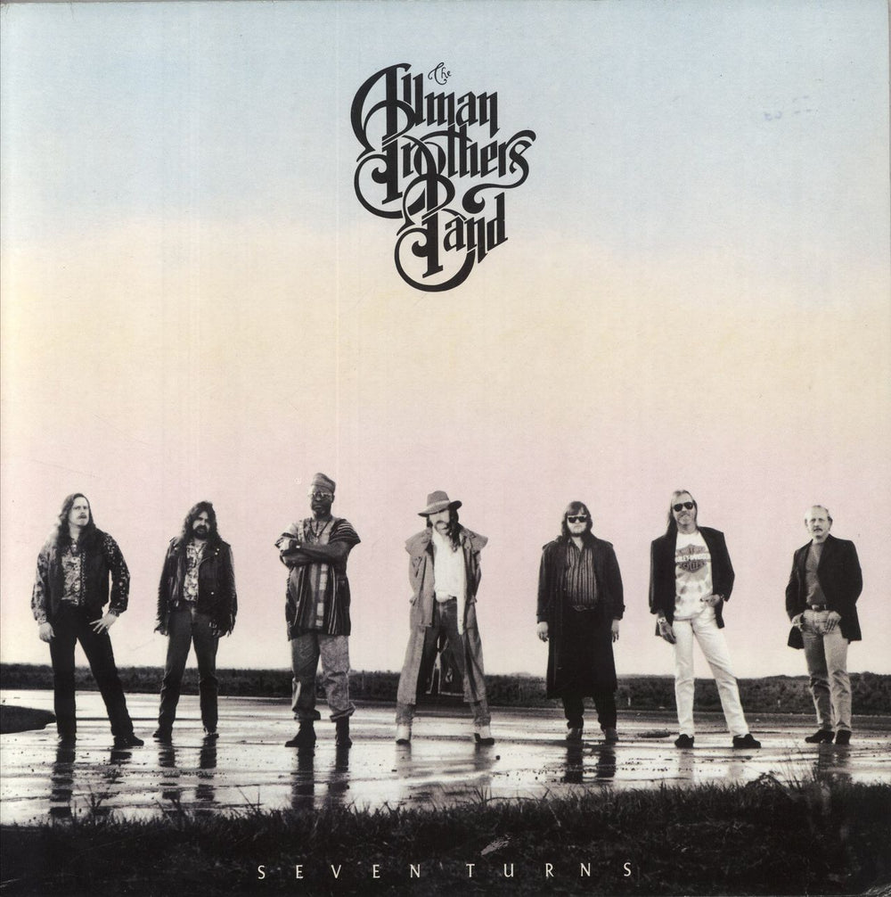 Allman Brothers Band Seven Turns UK Promo vinyl LP album (LP record) 4668501