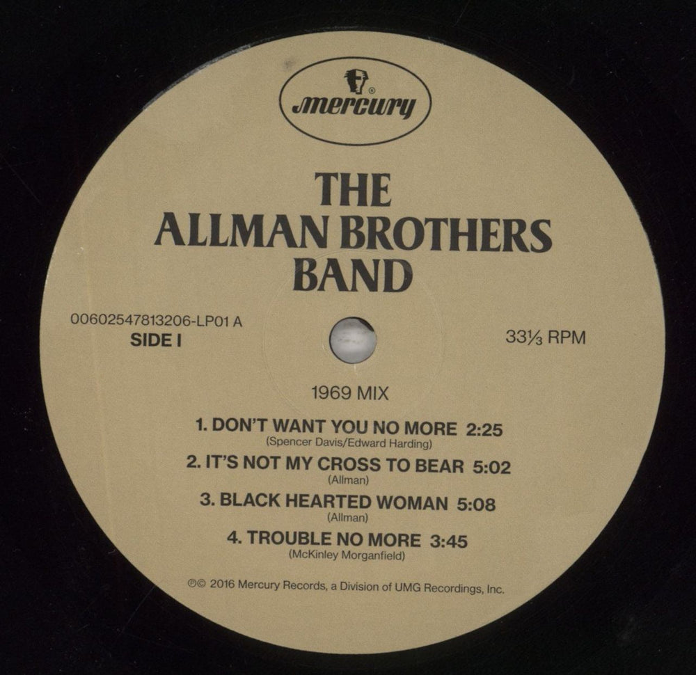 Allman Brothers Band The Allman Brothers Band - 180gram Dutch 2-LP vinyl record set (Double LP Album) ABR2LTH855169
