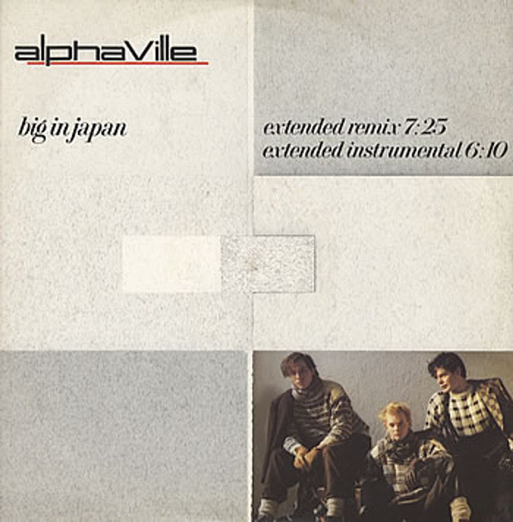 Alphaville Big In Japan UK 12" vinyl single (12 inch record / Maxi-single) X9505T