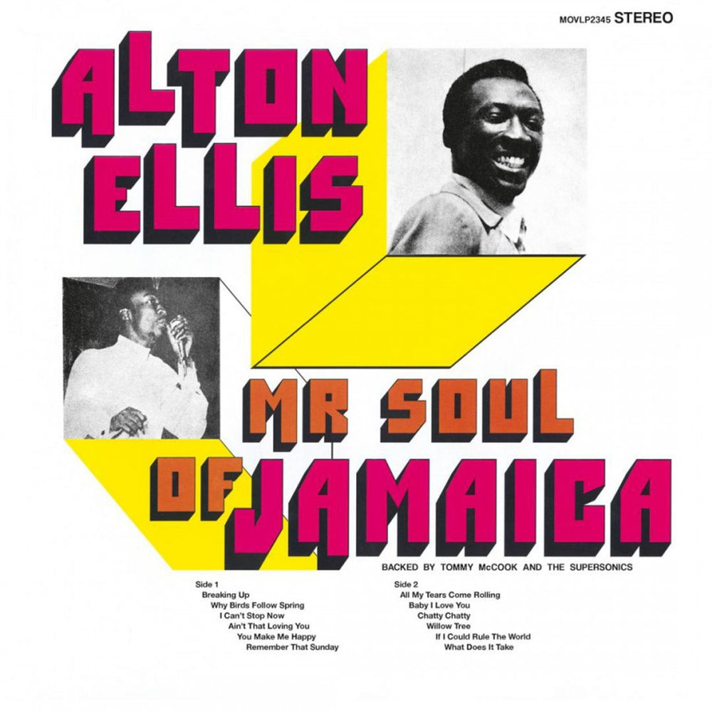 Alton Ellis Mr Soul Of Jamaica - Magenta Pink Vinyl 180 Gram UK vinyl LP album (LP record) 3AELPMR826203