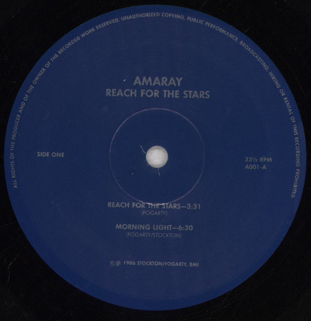 Amaray Reach For The Stars US 12" vinyl single (12 inch record / Maxi-single) 6NE12RE842959