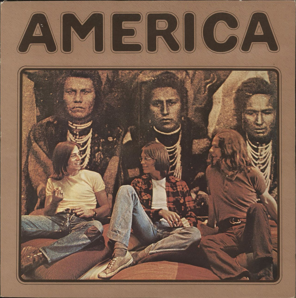 America America - 1st - Green Label UK vinyl LP album (LP record) K46093