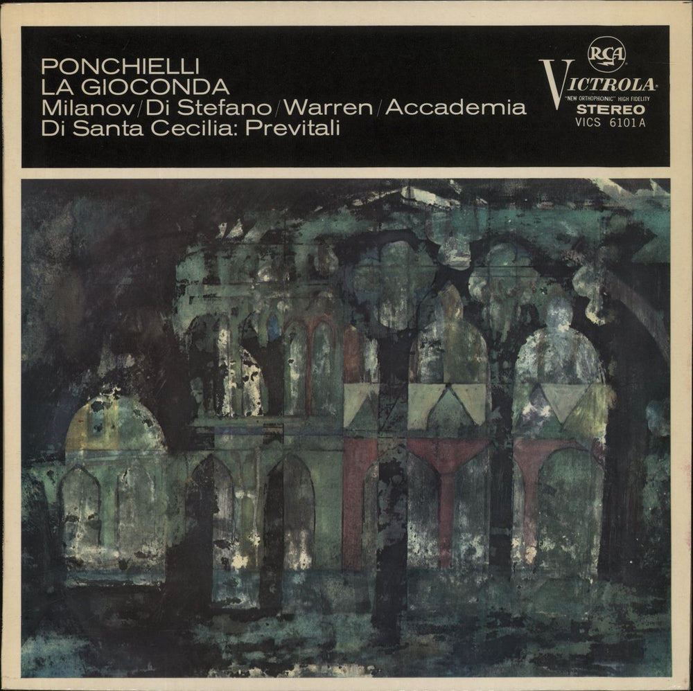 Amilcare Ponchielli Ponchielli: La Gioconda UK 3-LP vinyl record set (Triple LP Album) VICS-6101A/B/C