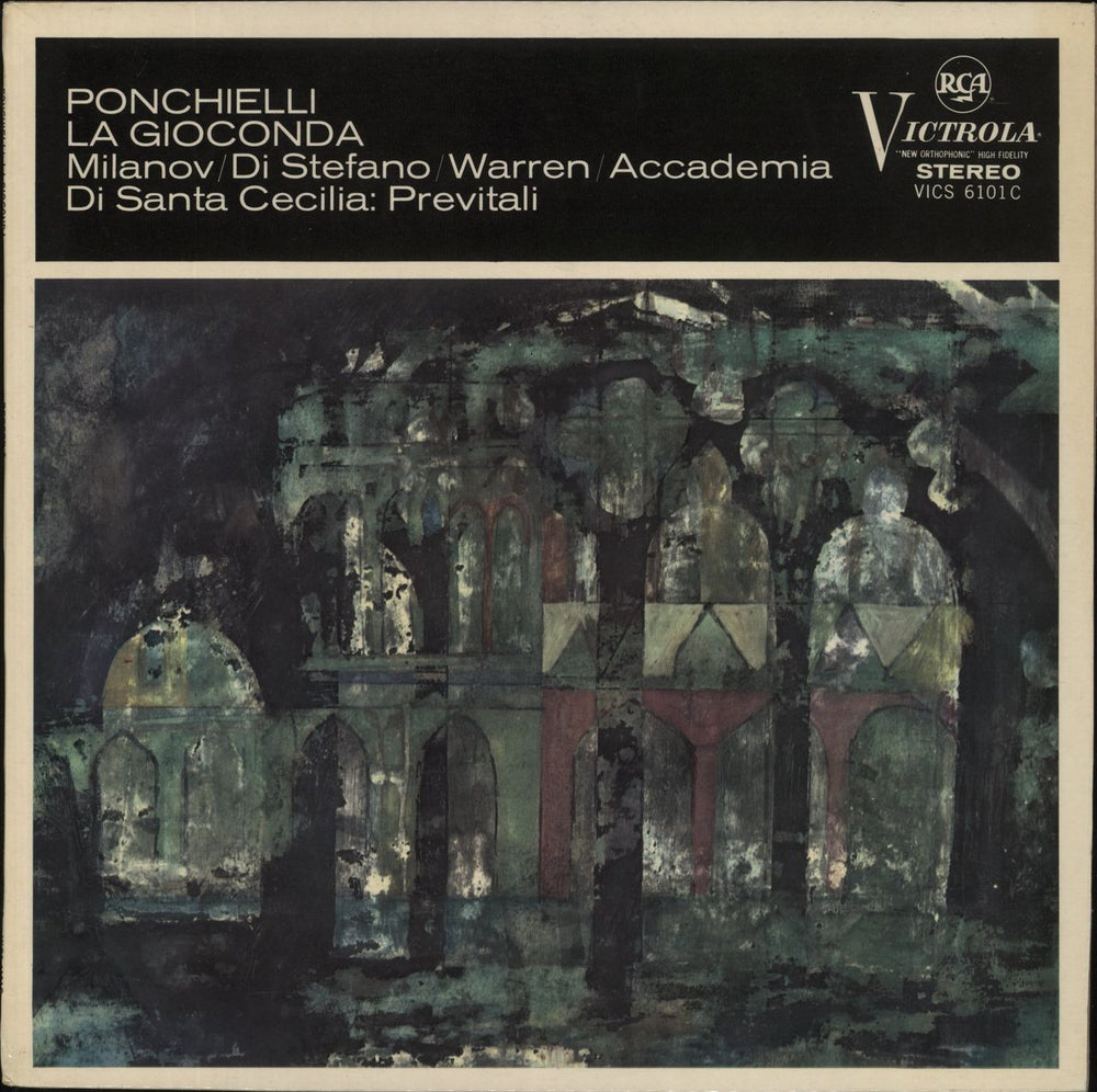 Amilcare Ponchielli Ponchielli: La Gioconda UK 3-LP vinyl record set (Triple LP Album) VICS-6101A/B/C