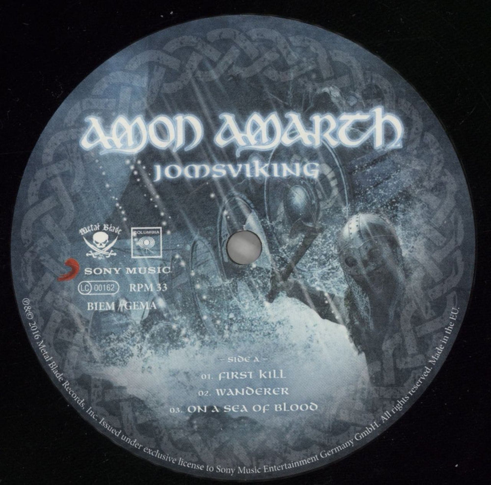 Amon Amarth Jomsviking German 2-LP vinyl record set (Double LP Album) A822LJO860868
