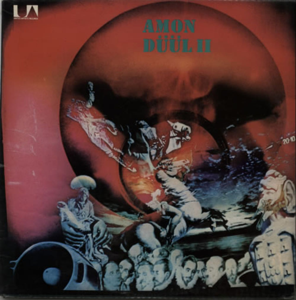 Amon Düül Dance Of The Lemmings - 1st - VG/EX UK 2-LP vinyl record set (Double LP Album) UAD60003/4