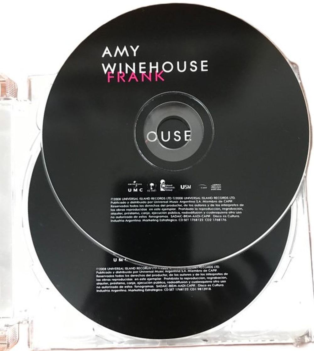 Amy Winehouse Frank - Deluxe Edition + Bonus Disc - Sealed Argentinean 2 CD album set (Double CD) AWE2CFR842840