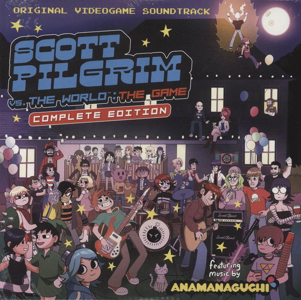 Anamanaguchi Scott Pilgrim Vs. The World: The Game: Complete Edition - Gold Opaque Vinyl + 10" Red Vinyl - Sealed US vinyl LP album (LP record) 8775-1