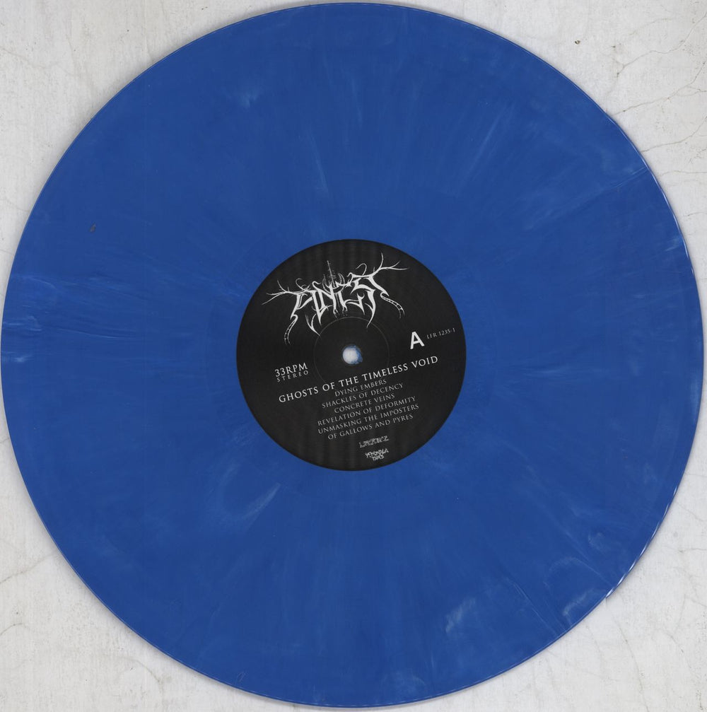 Ancst Ghosts Of The Timeless Void - Blue/White Marbled vinyl - shrink German vinyl LP album (LP record) 6OCLPGH824080