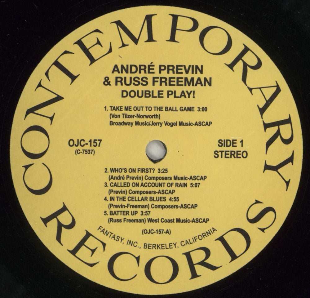 André Previn Double Play! US vinyl LP album (LP record) AP1LPDO869842