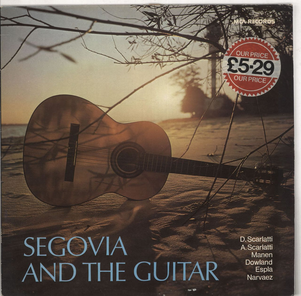 Andrés Segovia Segovia And The Guitar UK vinyl LP album (LP record) MCF3073