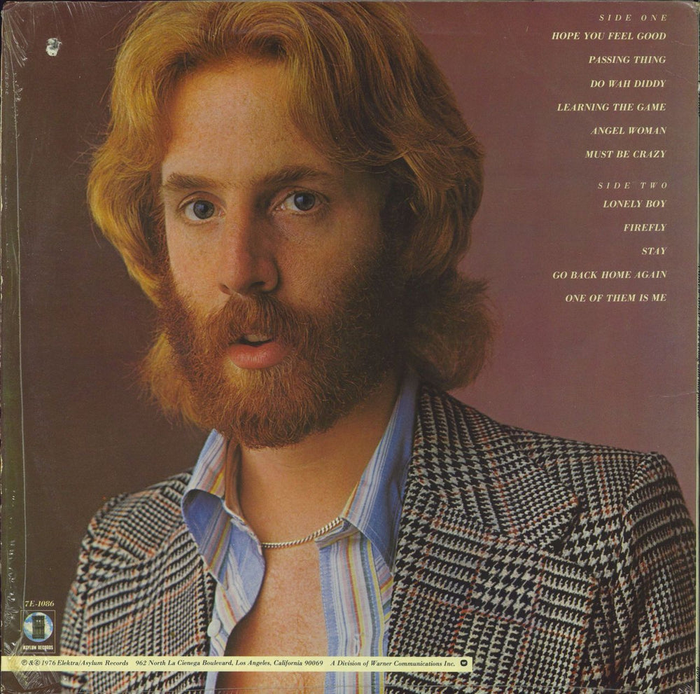 Andrew Gold What's Wrong With This Picture? - stickered shrink US vinyl LP album (LP record)