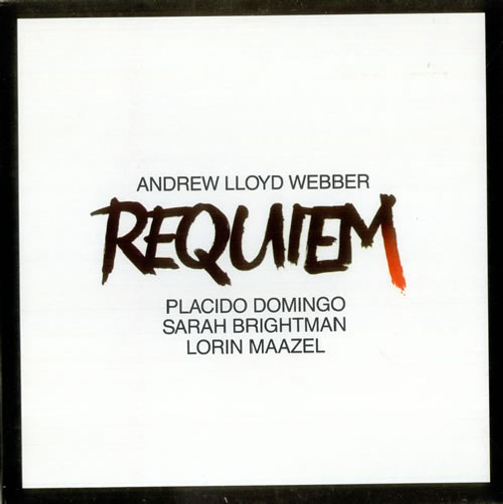 Andrew Lloyd Webber Requiem UK vinyl LP album (LP record) ALW1