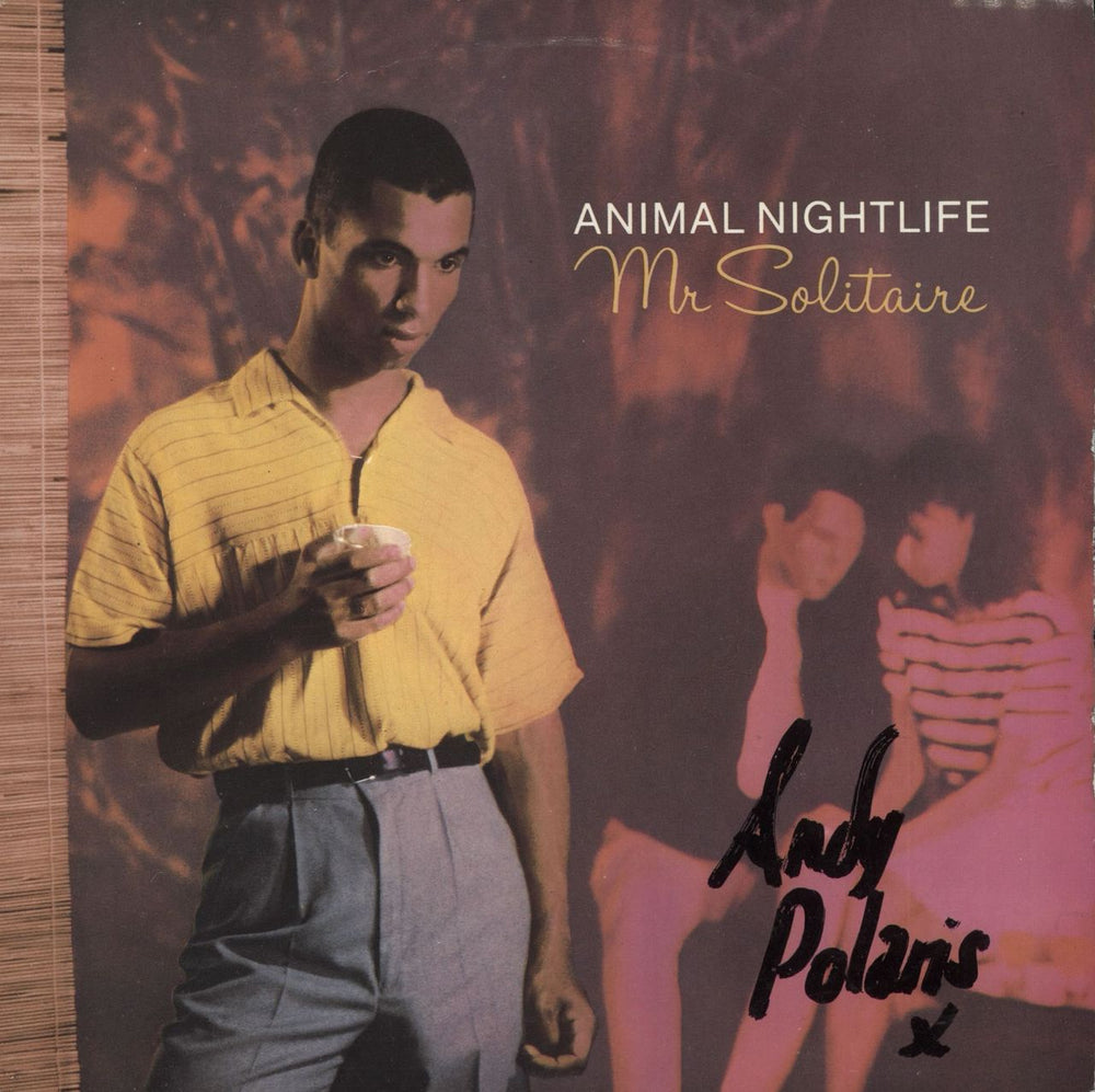 Animal Nightlife Mr. Solitaire - Autographed UK 7" vinyl single (7 inch record / 45) IS193