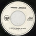 Annie Lennox A Whiter Shade Of Pale - Jukebox Issue UK 7" vinyl single (7 inch record / 45) 2128482-7JB