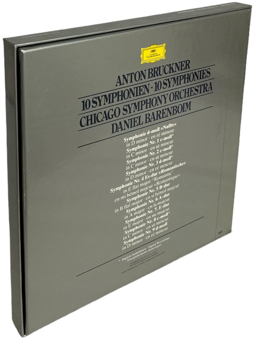 Anton Bruckner Bruckner: 10 Symphonien German Vinyl Box Set