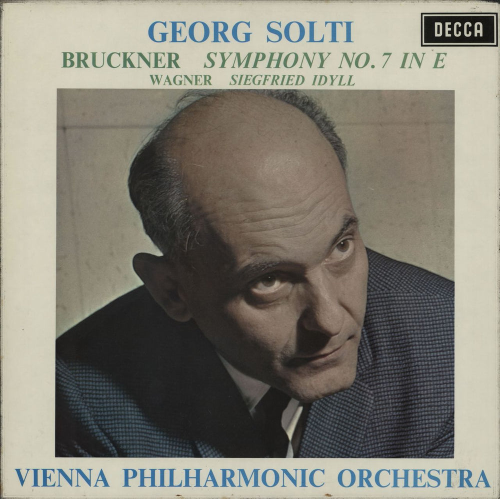 Anton Bruckner Symphony No. 7 in E Major / Siegfried Idyll UK 2-LP vinyl record set (Double LP Album) SET323-4