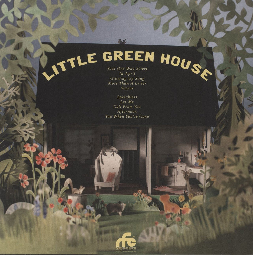 Anxious Little Green House - Green and Violet Butterfly Vinyl US vinyl LP album (LP record)