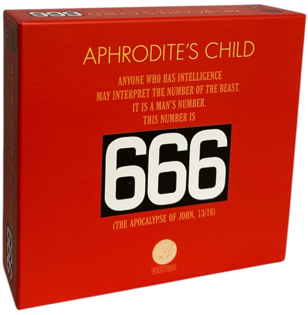 Aphrodite's Child 666 (The Apocalypse Of John, 13/18) - 4CD/Blu-Ray Dolby Atmos UK CD Album Box Set 359486-2