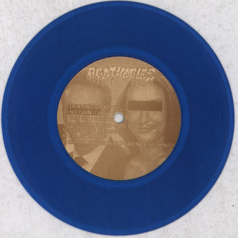 Archagathus Sad Monkey / Bastard Breed - Blue Vinyl US 7" vinyl single (7 inch record / 45) 3WK07SA835286