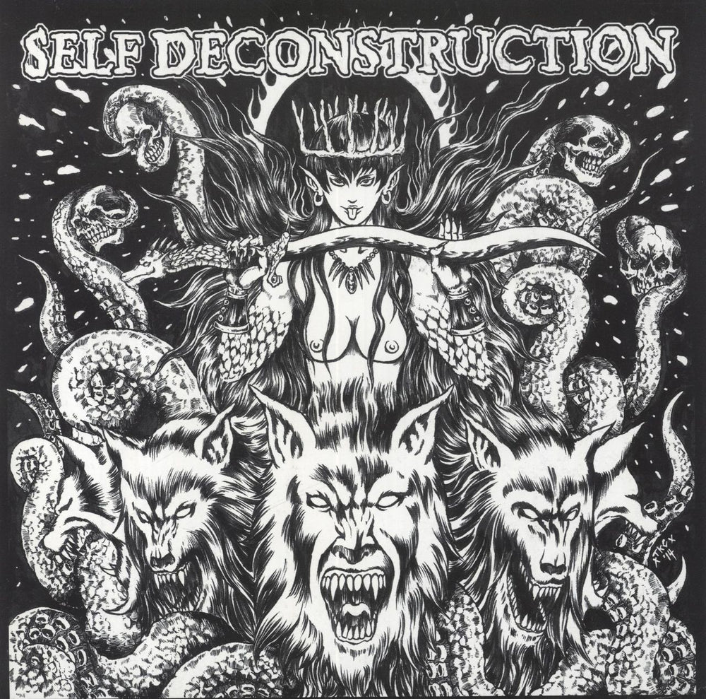 Archagathus Self Deconstruction / Archagathus - Marbled Vinyl US 7" vinyl single (7 inch record / 45) AGROMOSH#39