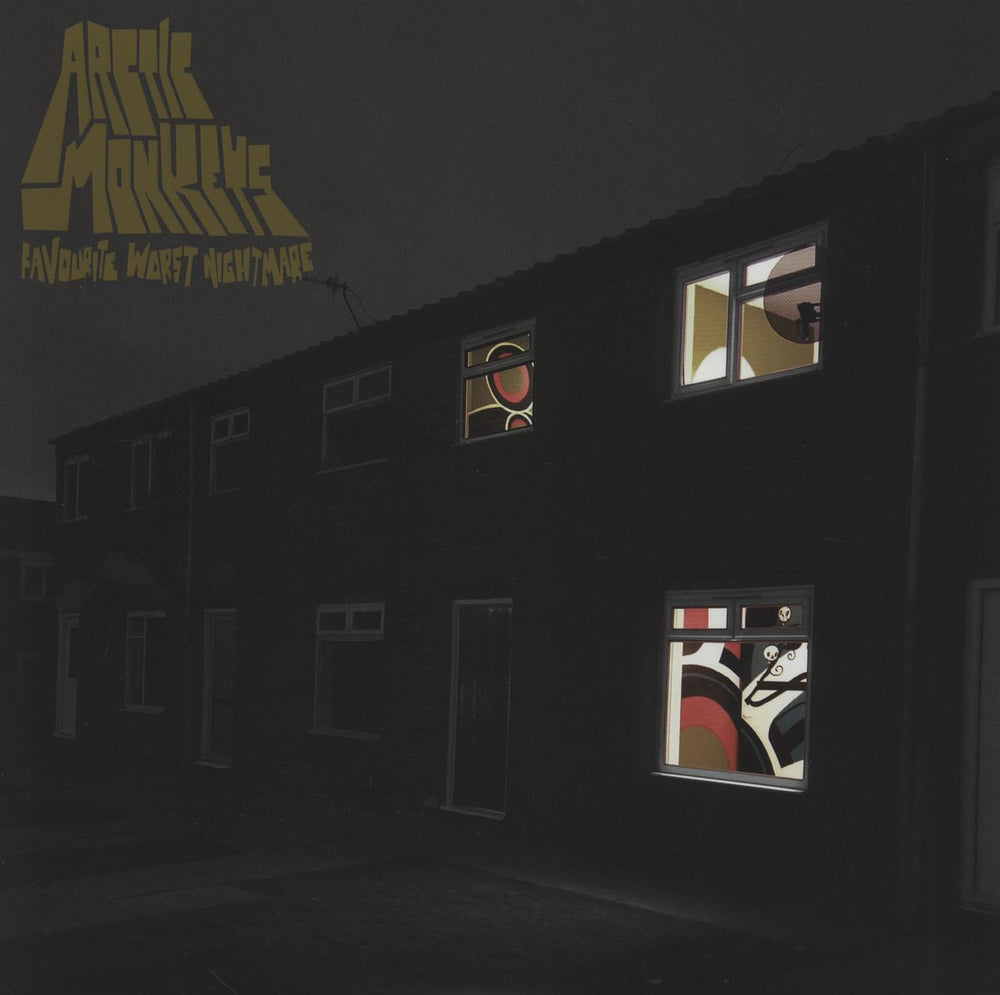 Arctic Monkeys Favourite Worst Nightmare UK vinyl LP album (LP record) WIGLP188