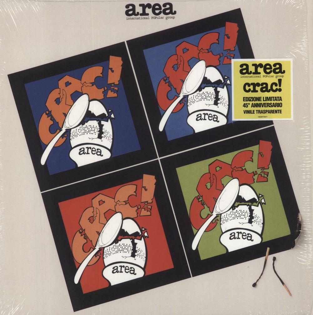 Area Crac! - Clear Vinyl - RSD20 Italian vinyl LP album (LP record) 19439770471