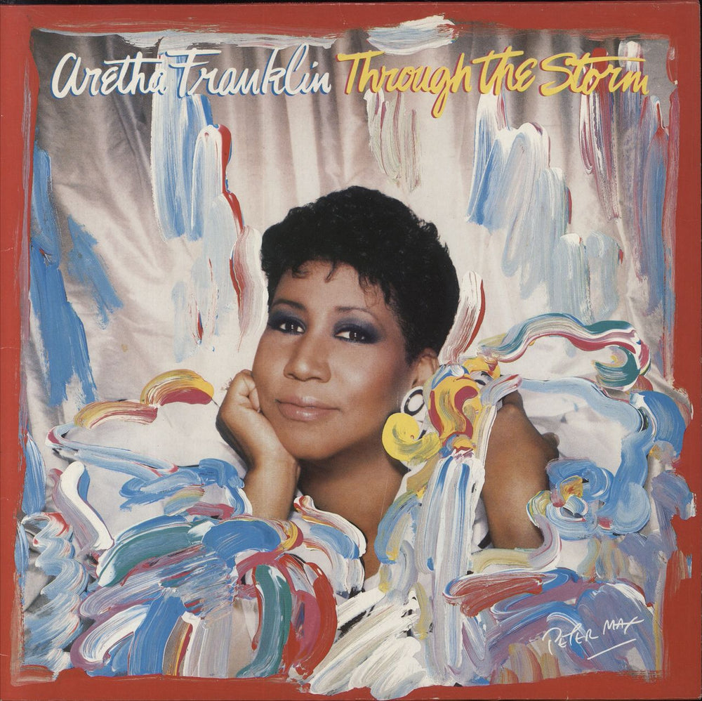 Aretha Franklin Through The Storm German vinyl LP album (LP record) 209842