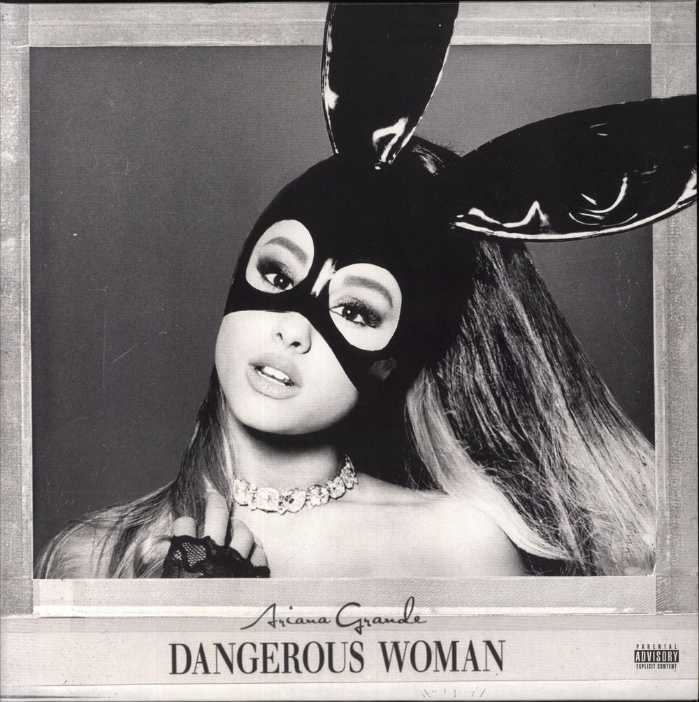 Ariana Grande Dangerous Woman - Purple & Black Swirl Vinyl UK 2-LP vinyl record set (Double LP Album) 00602577825149