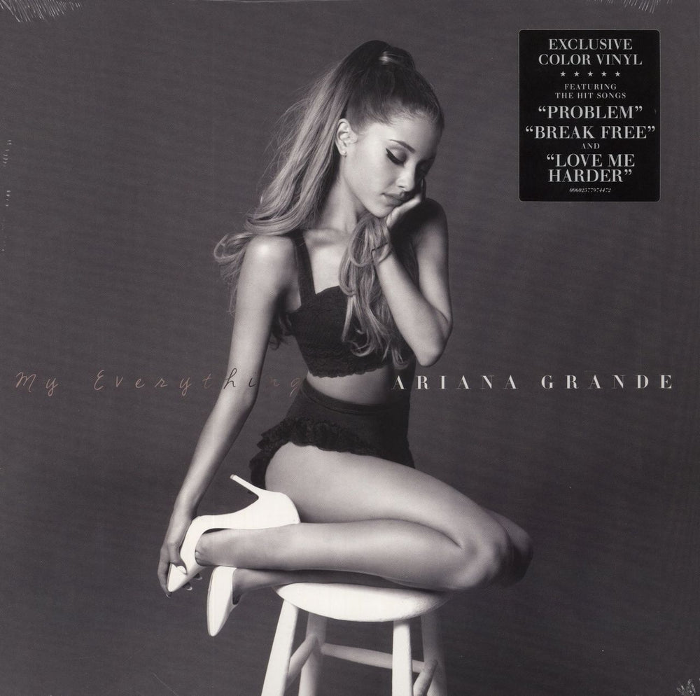 Ariana Grande My Everything - Clear & Lavender Split Vinyl - Sealed UK vinyl LP album (LP record) 00602577974472