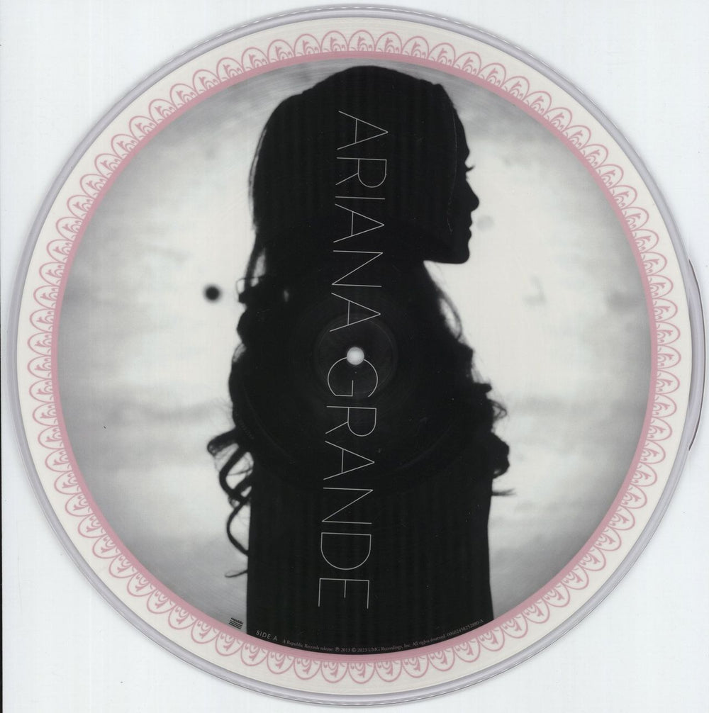 Ariana Grande Yours Truly UK picture disc LP (vinyl picture disc album) F6JPDYO879651