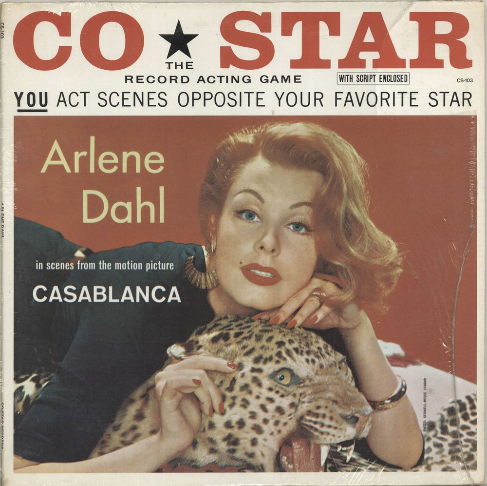 Arlene Dahl Co Star The Record Acting Game US vinyl LP album (LP record) CS-103