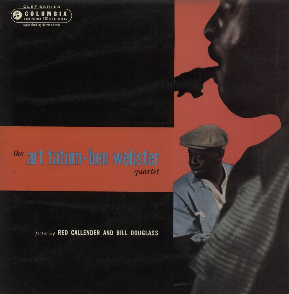 Art Tatum & Ben Webster The Art Tatum - Ben Webster Quartet UK vinyl LP album (LP record) 33CX10137